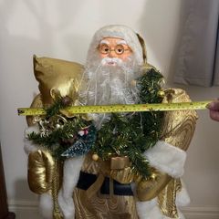 Large Gold Santa