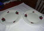 Vintage/Retro Ceramic Dinner Plates x 3 for Sale