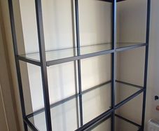 ikea glass shelf