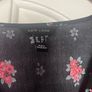 Brand new New look black floral mini dress with long sleeves and frill Image 3