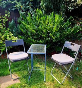 Garden table and chairs