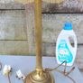 Vintage Brass Column Table Lamps Image 6