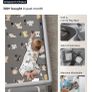 Foldable Baby Playpen with Mat Image 6