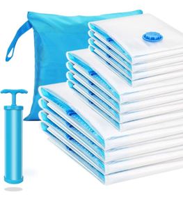 Vacuum Storage Bags 12 Pack, Storage Space Saver Bags with Zip Reusable, 4 Jumbo(100  80cm)+ 4 Large + 4 Medium for Clothes Duvets Bedding Quilt Coats Blankets | Free Hand Pump (FREE POSTAGE)