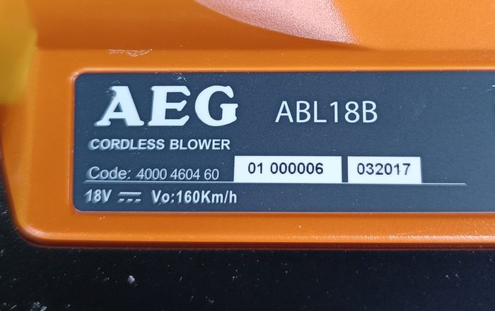 3 X Cordless blower AEG and RYOBI, ALL New