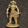 Miniature brass viking figures ( 2 ) Image 4