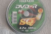 Maxell DVD-R discs - 7 discs - 16x speed 4.7GB 120Min