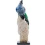 Handcrafted Macaw Quartz Sculpture, Vibrant Gemstone Art Piece, Exotic Home Decor, Unique Nature-Inspired Gift Image 2