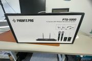 Phenyx Pro put-5000 Wireless Microphone System, 4-Channel UHF Wireless Mic Set