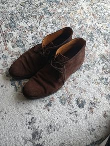 Shoes men suede crockett jones