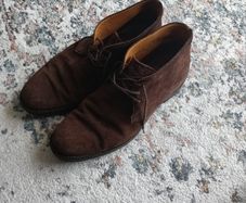 Shoes men suede crockett jones