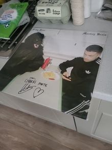 Baby Dave Monkey Brain blood records limited to 500 grey marbel vinyl signed. slaves. soft play
