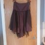 Precious A-Wear  Burgundy & Black Lace Look Skirt. S. 14..   B.N.W.T. Image 4