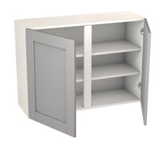 B&Q Alpinia Matt Grey Wall Kitchen Cabinet