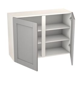 B&Q Alpinia Matt Grey Wall Kitchen Cabinet
