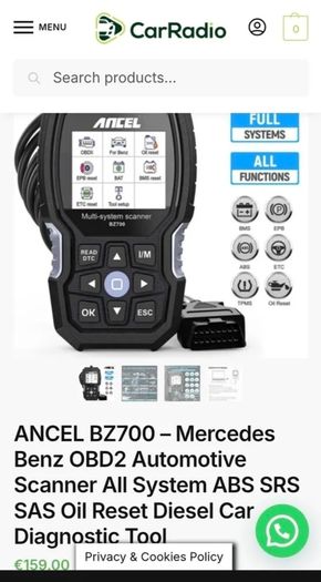 Ancel BZ700 obd2 scan tool for Mercedes