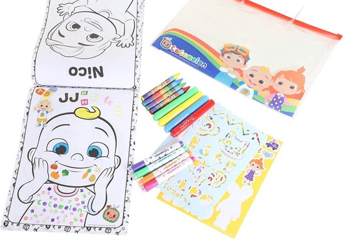 Childrens Activity Pack With Storage Wallet With Handle - Toddler Craft Activities - Travel Toys
