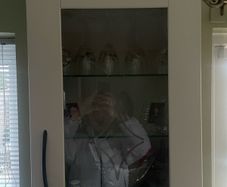glass display cabinet