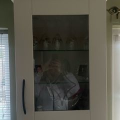 glass display cabinet