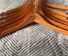 Ralph Lauren wooden hangers x 6