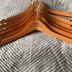 Ralph Lauren wooden hangers x 6