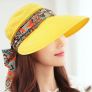 Summer Style Women Hat, Sun Hat, Foldable Hat Image 2