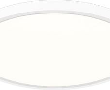 LED Ceiling Light Dimmable with Remote 24W Ceiling Lamp Flat with 2000K Backlight, Warm Night Light and Timer, Modern Round 12" Ultra Thin Light Fittings for Living Room Bedroom Kitchen