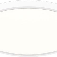 LED Ceiling Light Dimmable with Remote 24W Ceiling Lamp Flat with 2000K Backlight, Warm Night Light and Timer, Modern Round 12" Ultra Thin Light Fittings for Living Room Bedroom Kitchen