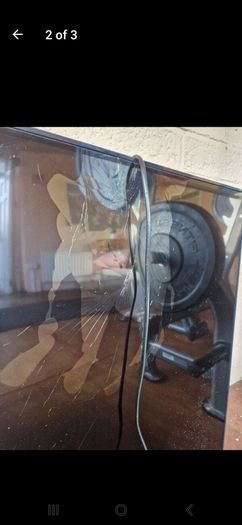 55 inch LG TV (crack on screen)
