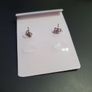 NEW 3 pairs of earrings by Absolute Jewellery Design Silver color Emerald Star Sparklings stones RRP95Eur Image 7