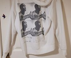 Tupac Design Mens Hoodie