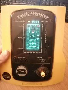 Vintage 1982 Gakken Puck Monster LSI Game (Pac-Man) Table top electronic game , toy  .