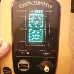 Vintage 1982 Gakken Puck Monster LSI Game (Pac-Man) Table top electronic game , toy  .