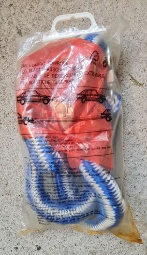 Tow rope, elasticated, 4m