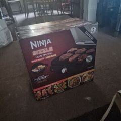 Ninja Sizzle Grill plate and flat plate, Brand New and Sealed