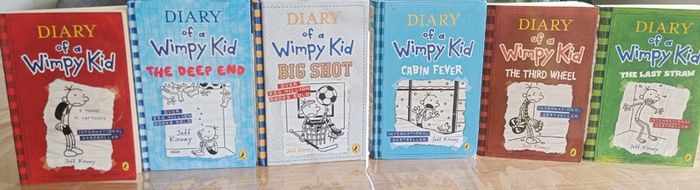 Books set: Diary of Wimpy kids and Dork diaries