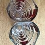 Vintage Ruby Red Glass Vases Image 5