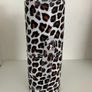 New Set of 9 Make-Up Brushes in Leopard Print Tube Image 2
