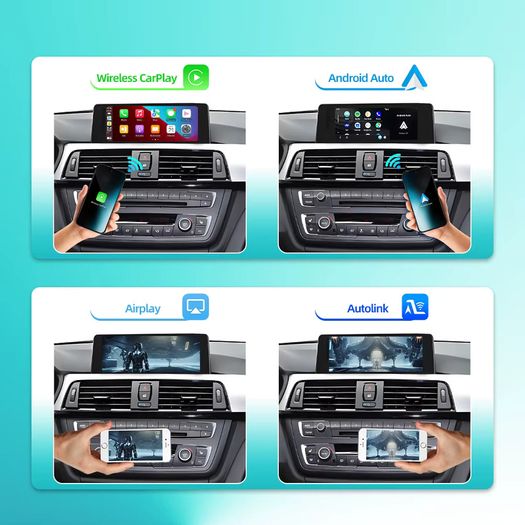 Wireless Carplay Android Auto Decoder For Bmw Nbt Ccc Cic Evo 1 2 3 4 5 6 7 Series X1 X3 X4 X5 F20 F30 E60 E90 F48 F25 E84 F10