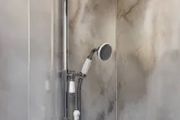 Victorian thermostatic rainfall shower chrome