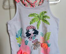 Tommy Bahama Girls Summer Top 6-7 Years