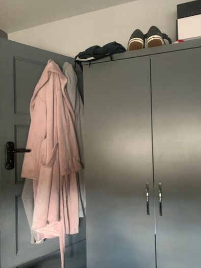 Grey wardrobe