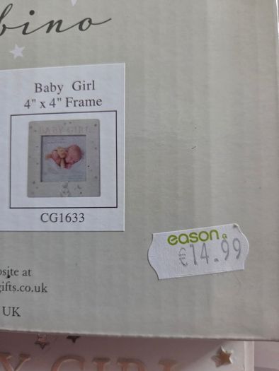 Baby Girl Photo Frame (Brand New in Box)