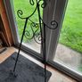 Decorative black metal display easel Image 2