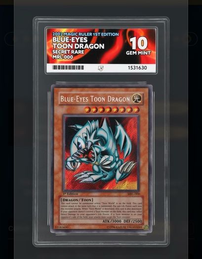 Yu-Gi-Oh! Blue-Eyes Toon Dragon