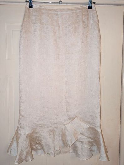 stunning ivory midi skirt from Libra.