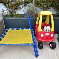 Toy Car and Trampoline