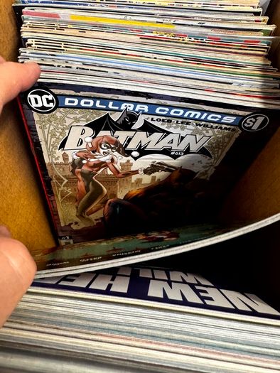 DC Long Comic Box w 250 comics for Sale (2)