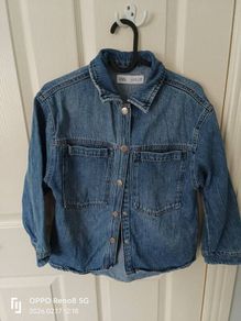 Oversized denim shirt - Zara