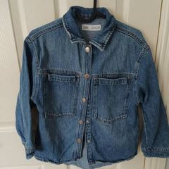 Oversized denim shirt - Zara